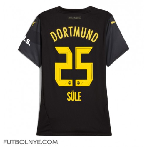 Camiseta Borussia Dortmund Niklas Sule #25 Visitante Equipación para mujer 2024-25 manga corta